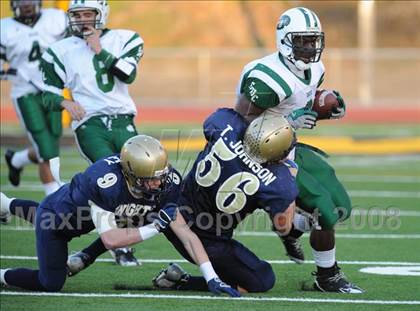 Thumbnail 2 in King's Academy vs. Sacred Heart Cathedral (CIF CCS Small School Division Playoffs) photogallery.