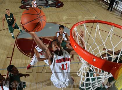 Thumbnail 1 in Long Beach Poly vs. Westchester (MaxPreps Holiday Classic) photogallery.