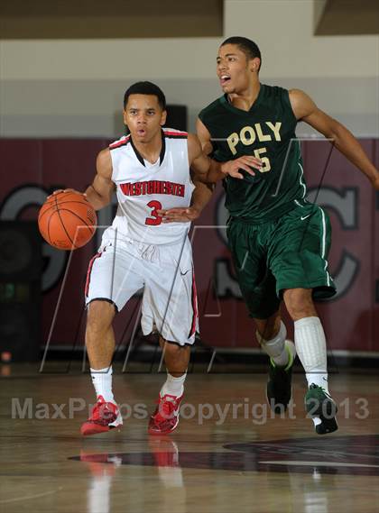 Thumbnail 1 in Long Beach Poly vs. Westchester (MaxPreps Holiday Classic) photogallery.