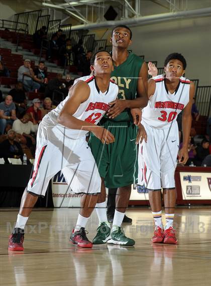 Thumbnail 2 in Long Beach Poly vs. Westchester (MaxPreps Holiday Classic) photogallery.