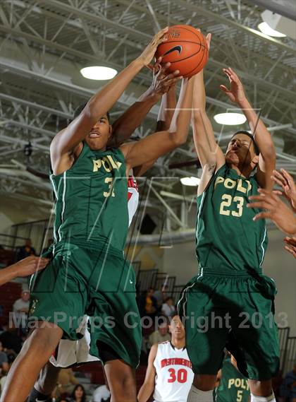 Thumbnail 2 in Long Beach Poly vs. Westchester (MaxPreps Holiday Classic) photogallery.