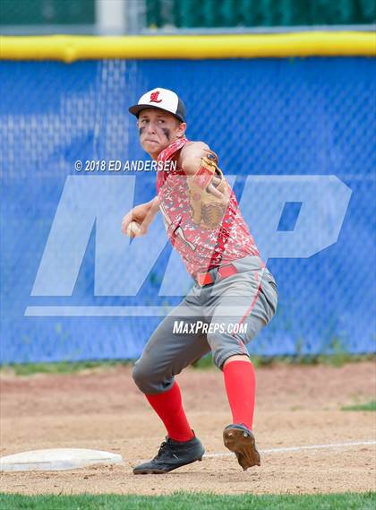 Thumbnail 1 in Lincoln County vs. Yerington NIAA 2A Final (Game 1) photogallery.