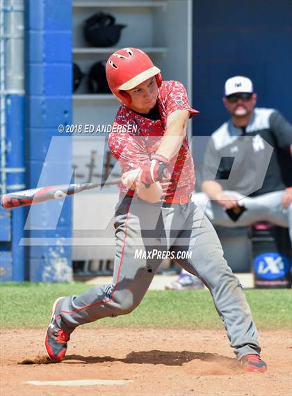 Thumbnail 2 in Lincoln County vs. Yerington NIAA 2A Final (Game 1) photogallery.