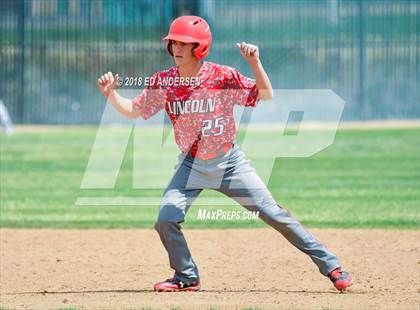 Thumbnail 2 in Lincoln County vs. Yerington NIAA 2A Final (Game 1) photogallery.