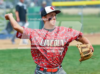 Thumbnail 3 in Lincoln County vs. Yerington NIAA 2A Final (Game 1) photogallery.