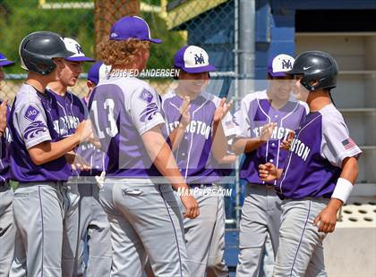 Thumbnail 1 in Lincoln County vs. Yerington NIAA 2A Final (Game 1) photogallery.