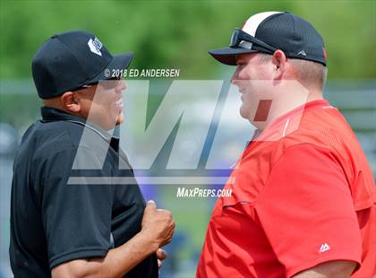 Thumbnail 1 in Lincoln County vs. Yerington NIAA 2A Final (Game 1) photogallery.