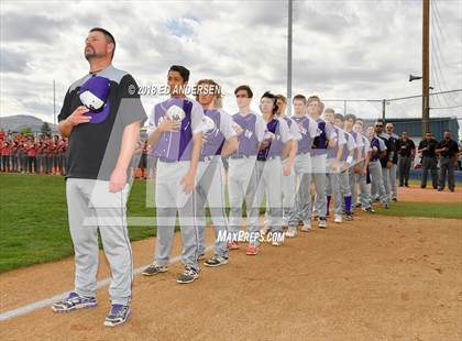 Thumbnail 1 in Lincoln County vs. Yerington NIAA 2A Final (Game 1) photogallery.