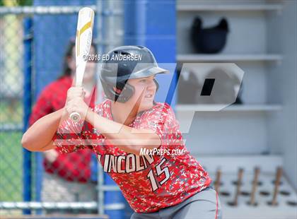 Thumbnail 1 in Lincoln County vs. Yerington NIAA 2A Final (Game 1) photogallery.
