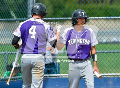 Thumbnail 2 in Lincoln County vs. Yerington NIAA 2A Final (Game 1) photogallery.