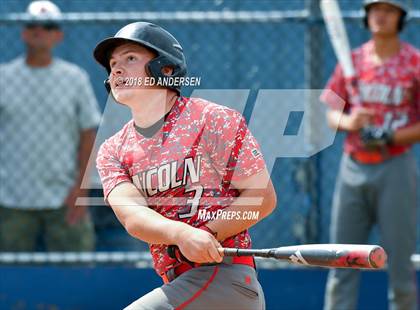Thumbnail 3 in Lincoln County vs. Yerington NIAA 2A Final (Game 1) photogallery.