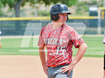 Thumbnail 3 in Lincoln County vs. Yerington NIAA 2A Final (Game 1) photogallery.