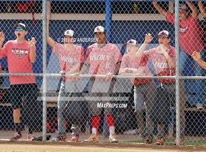 Thumbnail 2 in Lincoln County vs. Yerington NIAA 2A Final (Game 1) photogallery.