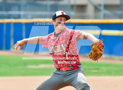 Thumbnail 3 in Lincoln County vs. Yerington NIAA 2A Final (Game 1) photogallery.