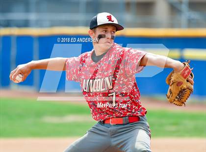 Thumbnail 2 in Lincoln County vs. Yerington NIAA 2A Final (Game 1) photogallery.