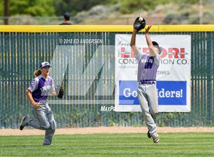 Thumbnail 3 in Lincoln County vs. Yerington NIAA 2A Final (Game 1) photogallery.