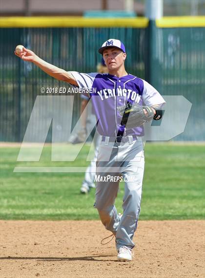 Thumbnail 1 in Lincoln County vs. Yerington NIAA 2A Final (Game 1) photogallery.