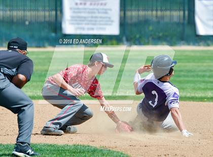Thumbnail 1 in Lincoln County vs. Yerington NIAA 2A Final (Game 1) photogallery.