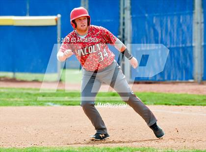 Thumbnail 3 in Lincoln County vs. Yerington NIAA 2A Final (Game 1) photogallery.