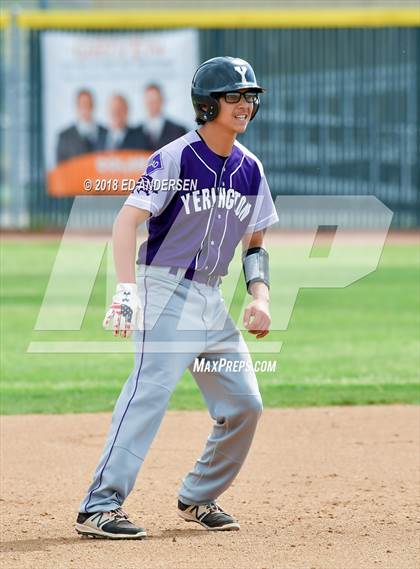 Thumbnail 3 in Lincoln County vs. Yerington NIAA 2A Final (Game 1) photogallery.