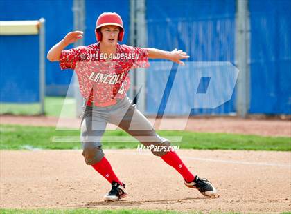 Thumbnail 3 in Lincoln County vs. Yerington NIAA 2A Final (Game 1) photogallery.