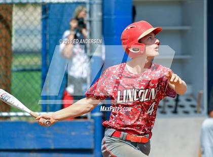 Thumbnail 1 in Lincoln County vs. Yerington NIAA 2A Final (Game 1) photogallery.