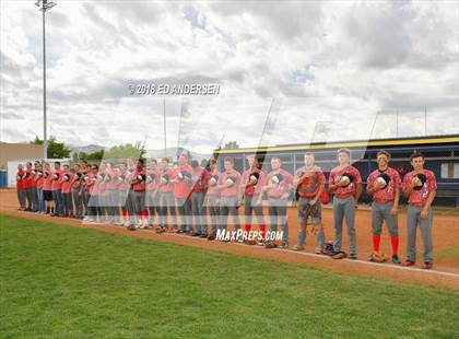 Thumbnail 2 in Lincoln County vs. Yerington NIAA 2A Final (Game 1) photogallery.
