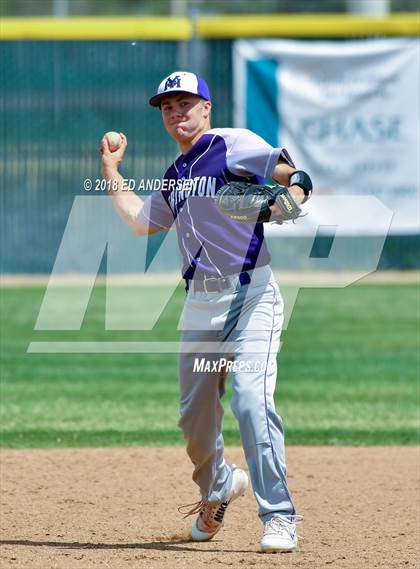 Thumbnail 2 in Lincoln County vs. Yerington NIAA 2A Final (Game 1) photogallery.