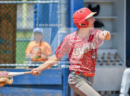 Thumbnail 3 in Lincoln County vs. Yerington NIAA 2A Final (Game 1) photogallery.