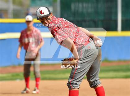 Thumbnail 3 in Lincoln County vs. Yerington NIAA 2A Final (Game 1) photogallery.