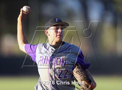 Thumbnail 1 in Rincon/University vs Salpointe Catholic (Lancer Baseball Classic) photogallery.