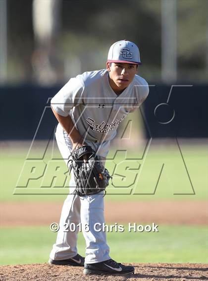 Thumbnail 1 in Rincon/University vs Salpointe Catholic (Lancer Baseball Classic) photogallery.