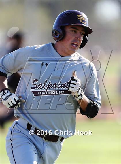Thumbnail 3 in Rincon/University vs Salpointe Catholic (Lancer Baseball Classic) photogallery.