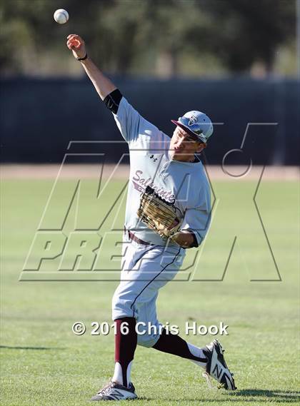 Thumbnail 1 in Rincon/University vs Salpointe Catholic (Lancer Baseball Classic) photogallery.
