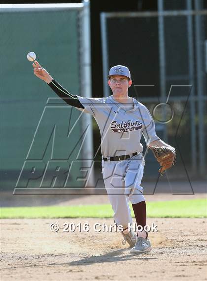Thumbnail 3 in Rincon/University vs Salpointe Catholic (Lancer Baseball Classic) photogallery.