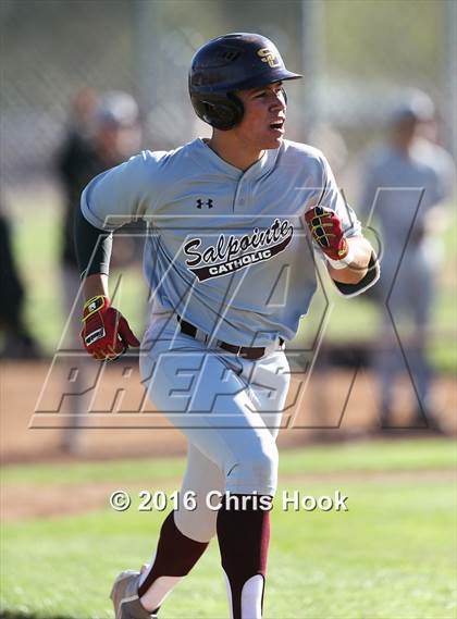 Thumbnail 3 in Rincon/University vs Salpointe Catholic (Lancer Baseball Classic) photogallery.