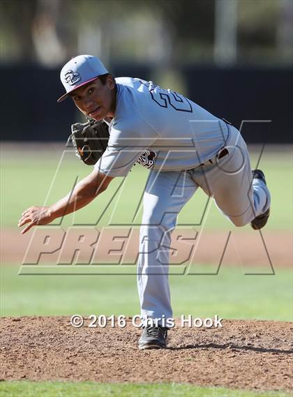 Thumbnail 3 in Rincon/University vs Salpointe Catholic (Lancer Baseball Classic) photogallery.