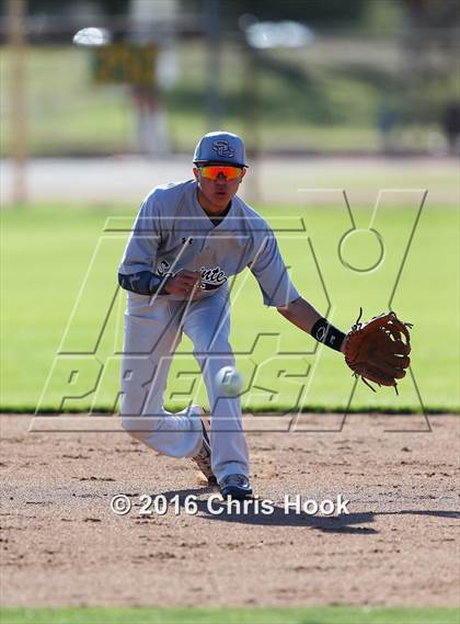 Thumbnail 2 in Rincon/University vs Salpointe Catholic (Lancer Baseball Classic) photogallery.