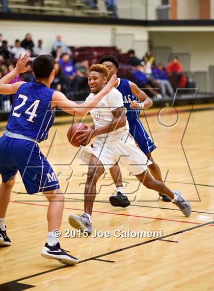 Thumbnail 2 in MacArthur [Douglas] vs Madison (Littleton Gym) photogallery.