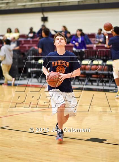 Thumbnail 3 in MacArthur [Douglas] vs Madison (Littleton Gym) photogallery.