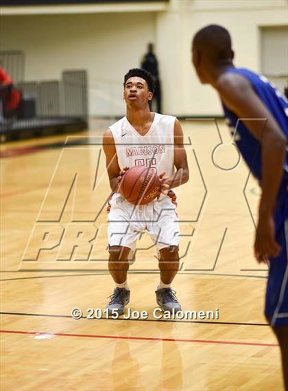Thumbnail 3 in MacArthur [Douglas] vs Madison (Littleton Gym) photogallery.