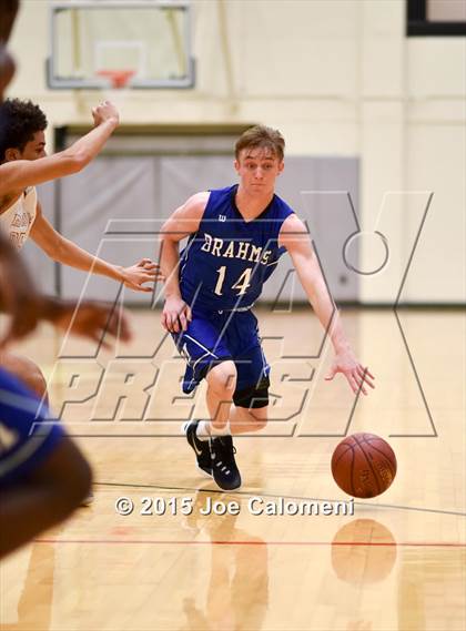 Thumbnail 1 in MacArthur [Douglas] vs Madison (Littleton Gym) photogallery.