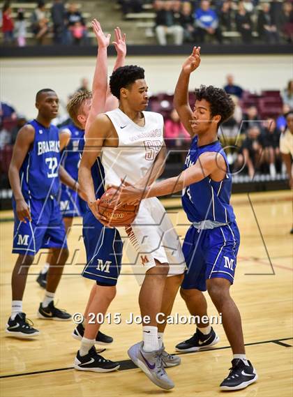 Thumbnail 1 in MacArthur [Douglas] vs Madison (Littleton Gym) photogallery.