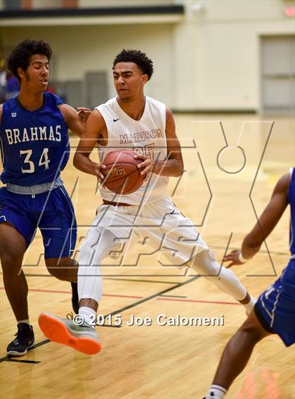 Thumbnail 3 in MacArthur [Douglas] vs Madison (Littleton Gym) photogallery.