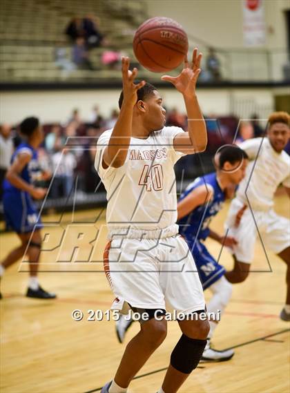 Thumbnail 3 in MacArthur [Douglas] vs Madison (Littleton Gym) photogallery.