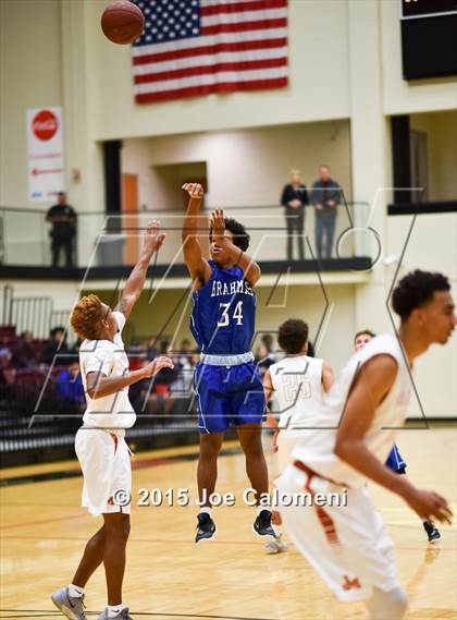 Thumbnail 1 in MacArthur [Douglas] vs Madison (Littleton Gym) photogallery.