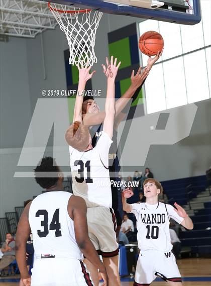 Thumbnail 2 in Cape Fear Academy vs Wando (Rotary Roundball Classic) photogallery.