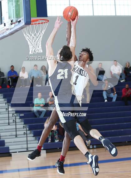 Thumbnail 1 in Cape Fear Academy vs Wando (Rotary Roundball Classic) photogallery.