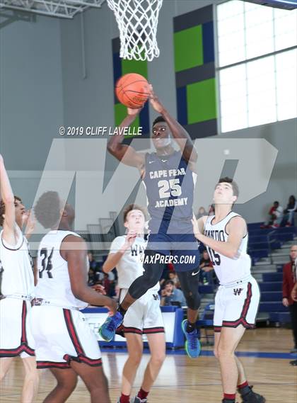 Thumbnail 2 in Cape Fear Academy vs Wando (Rotary Roundball Classic) photogallery.