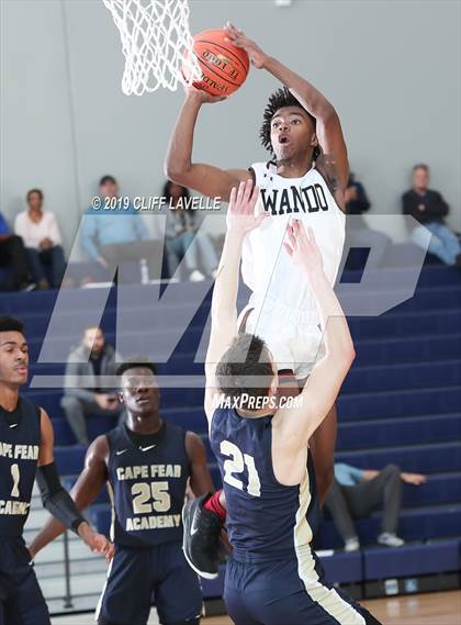 Thumbnail 1 in Cape Fear Academy vs Wando (Rotary Roundball Classic) photogallery.